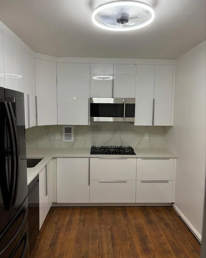 Renovated kitchen with quartz countertops in Monfort Heights